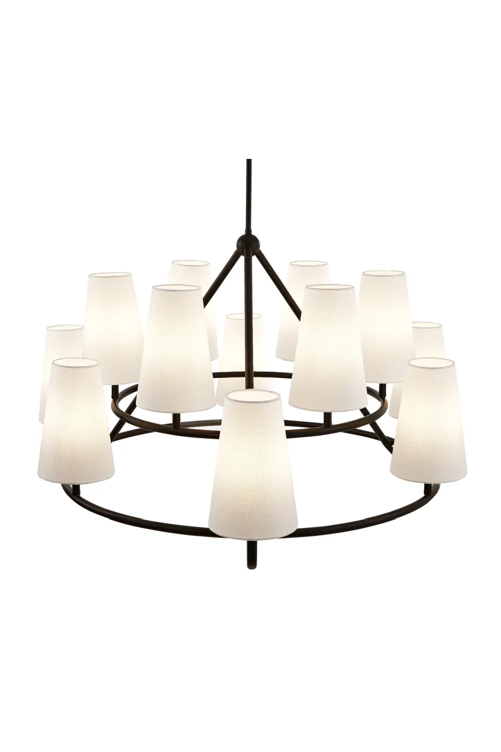 12 Conincal Shades Chandelier | Liang & Eimil Gildan