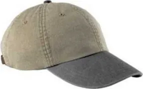 Adams AD969 Optimum Pigment Dyed-Cap - Khaki Charcoal