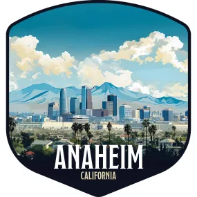 Anaheim California Design A Souvenir Die Cut Flat Magnet