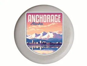 Anchorage Alaska Aesthetic Cityscape Design Souvenir Frisbee Flying Disc