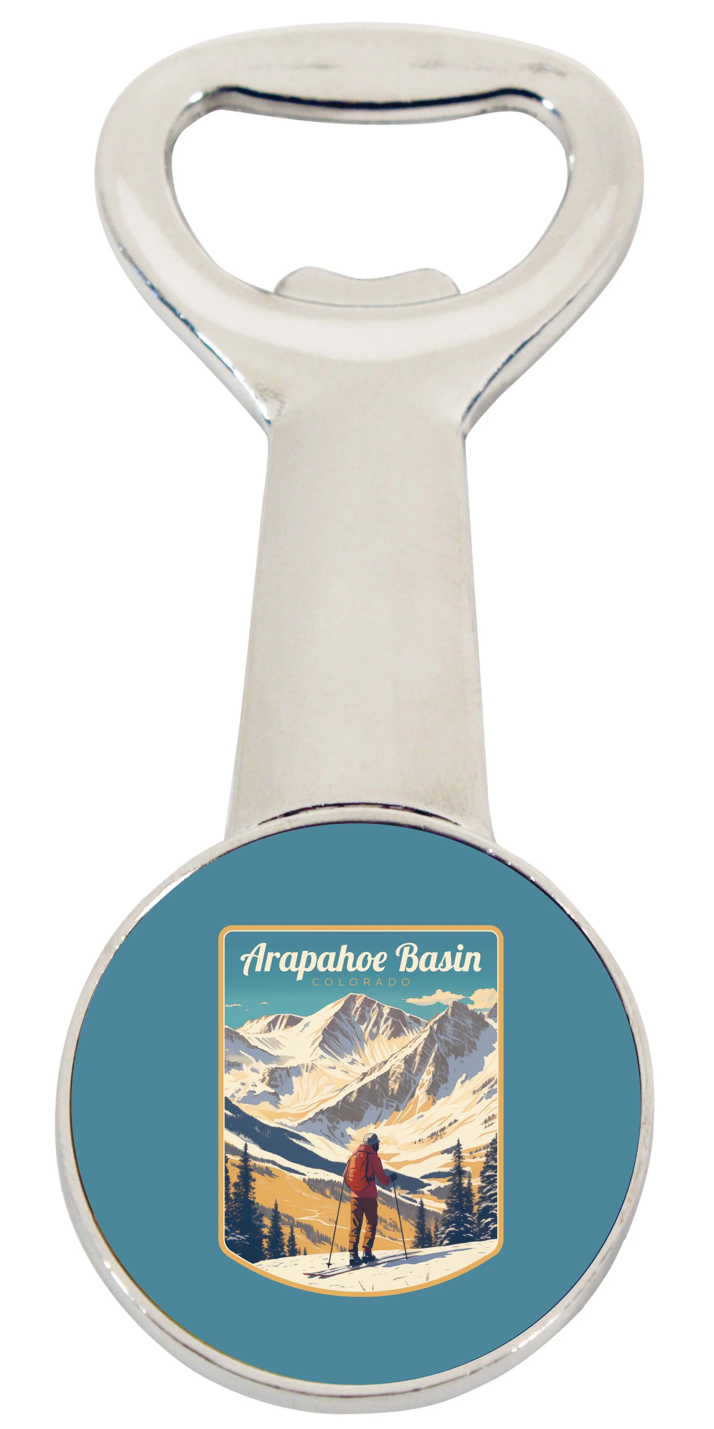 Arapahoe Basin Design A Souvenir Magnetic Bottle Opener