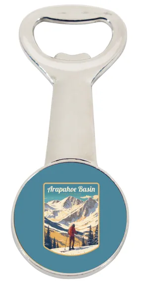 Arapahoe Basin Design A Souvenir Magnetic Bottle Opener