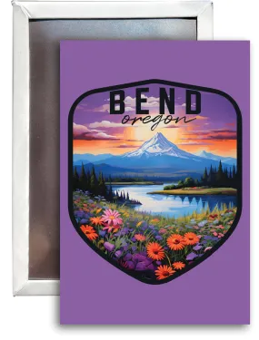 Bend Oregon Design A Souvenir 2x3-Inch Fridge Magnet