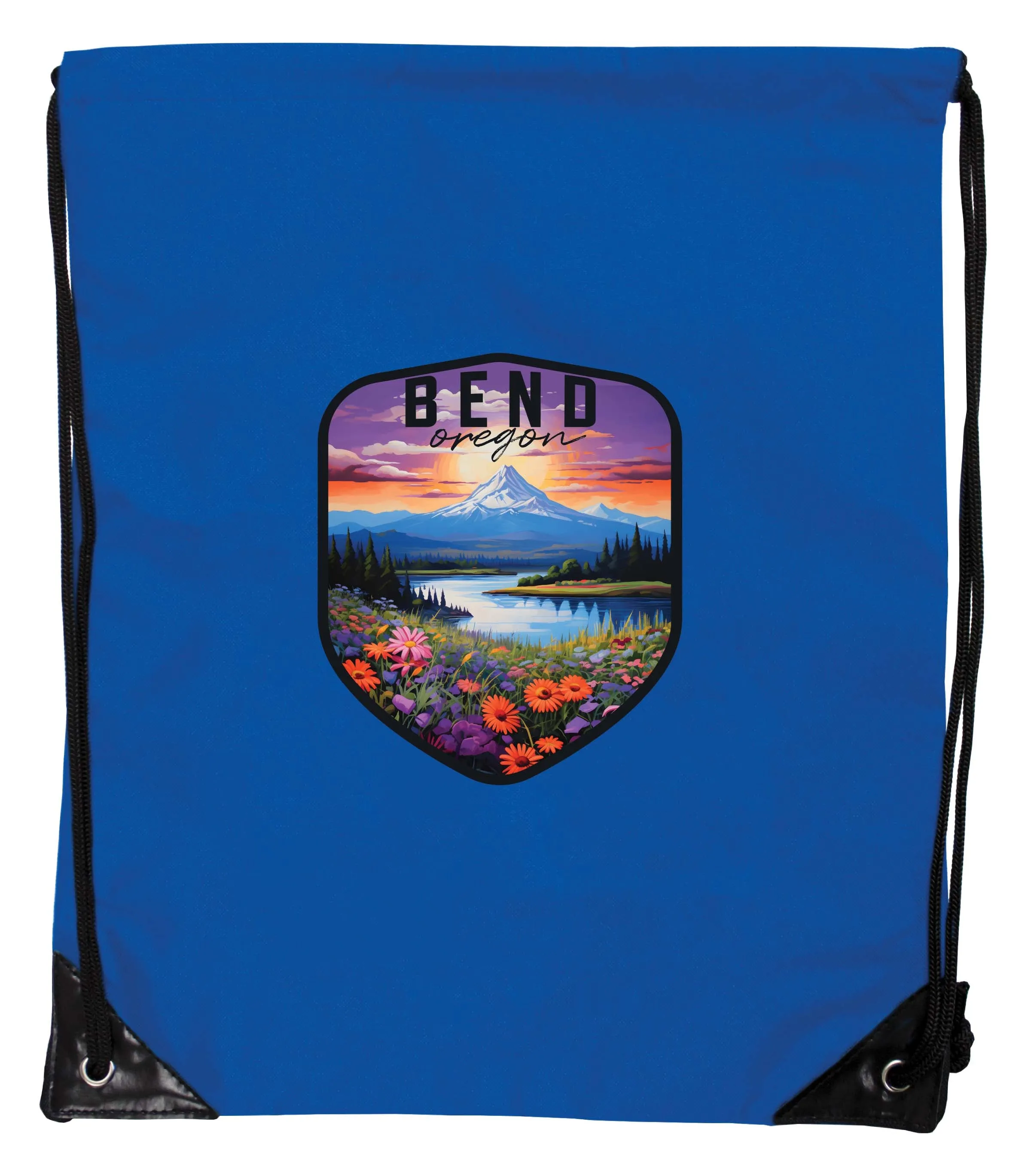 Bend Oregon Design A Souvenir Cinch Bag with Drawstring Backpack