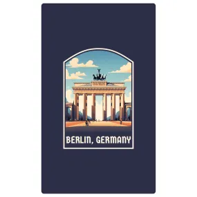 Berlin Germany Design A Souvenir Metal Sign 9 x 15