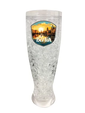 Berlin Germany Design C Souvenir 16 oz Plastic Broken Glass Frosty Mug