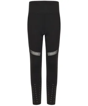 Black - Kids panelled leggings