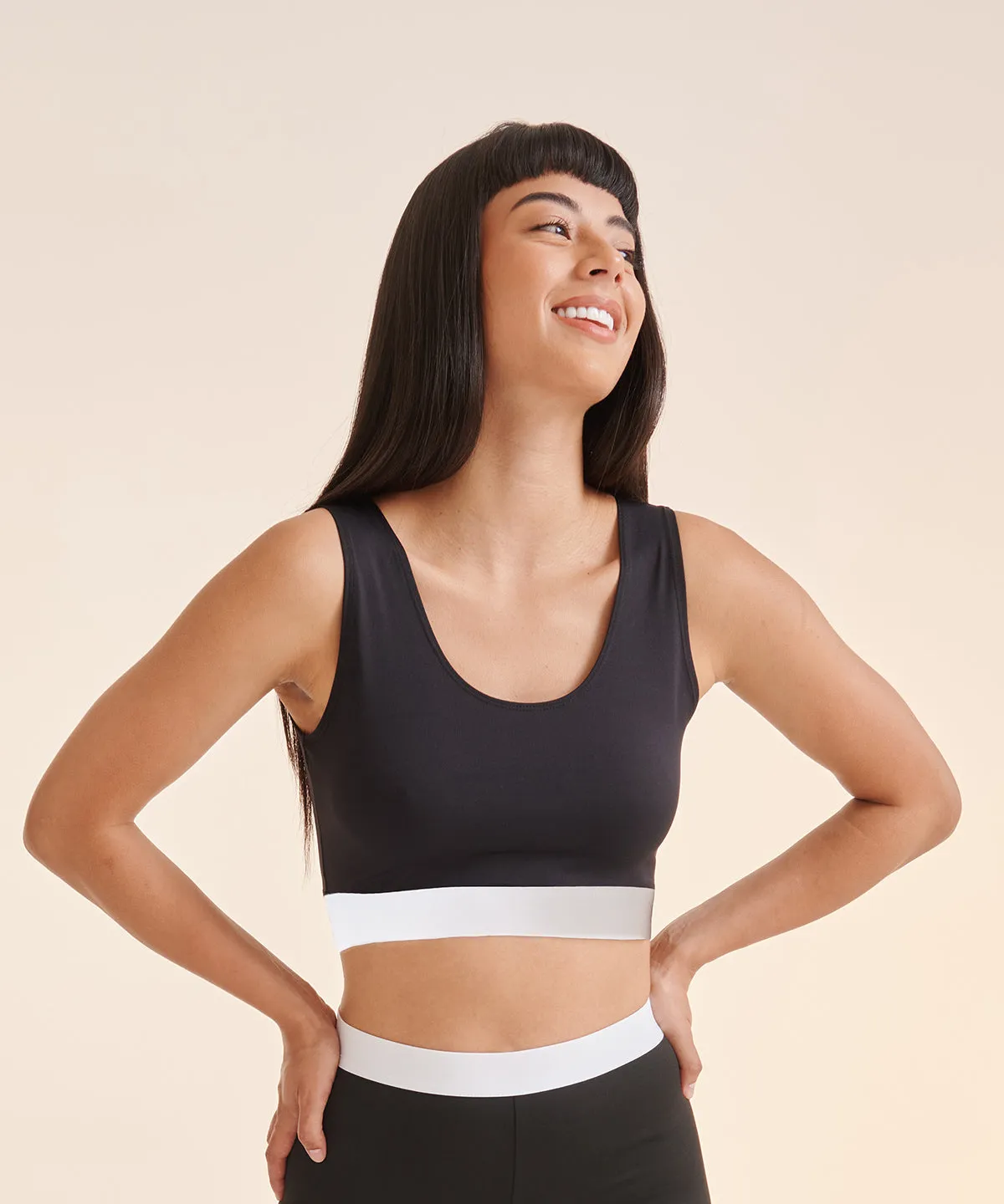 Black/Black - Women's fashion crop top