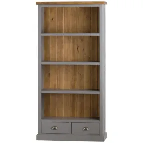 Byland 2 Drawer Bookcase In Grey