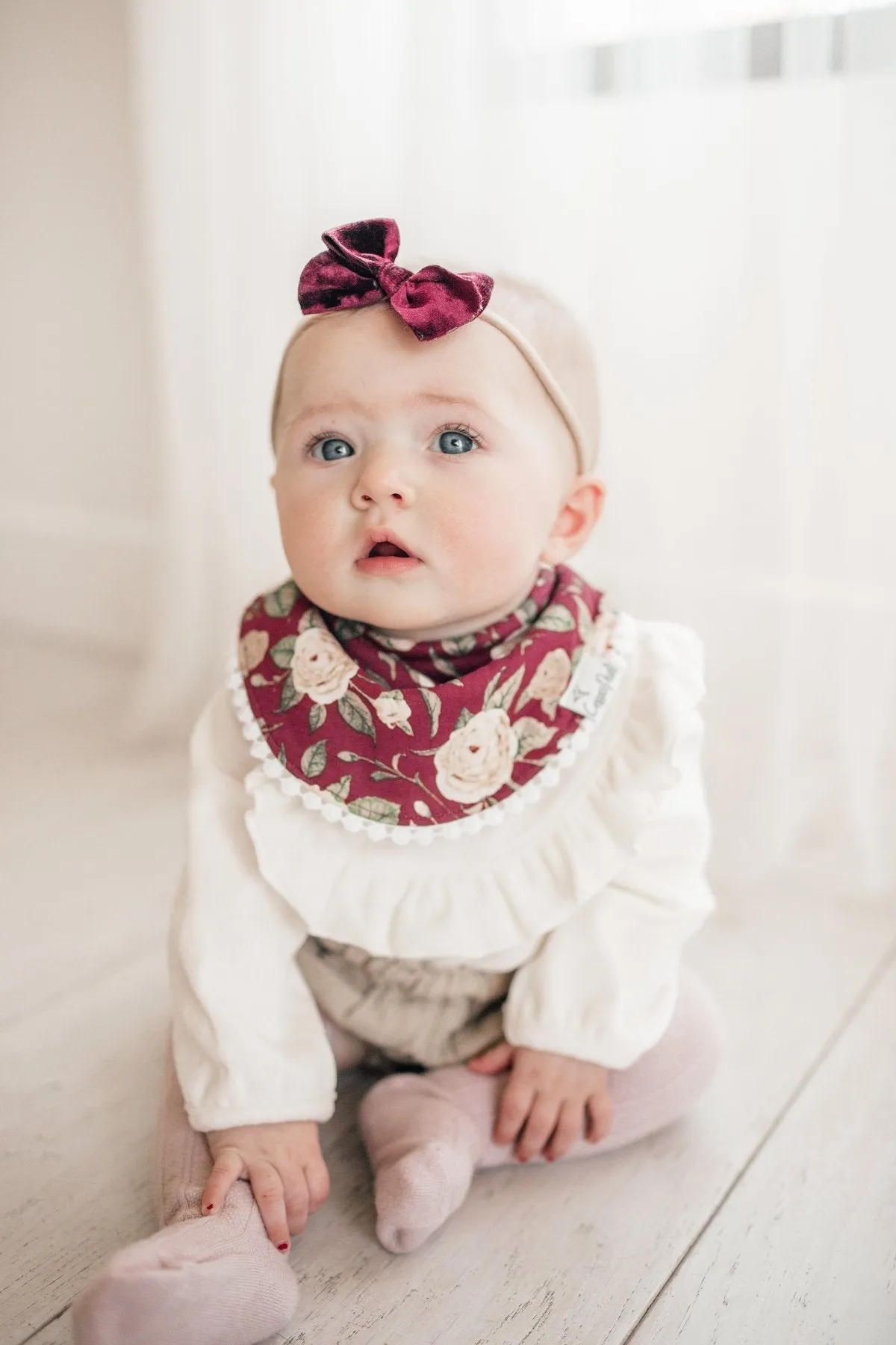 Copper Pearl Fashion Bib Set - Scarlett