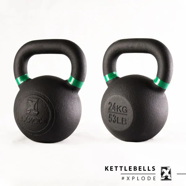 Explode Fitness Gym Crossfit Imported "Cast Iron" Higher Quality Kettlebell [EX]