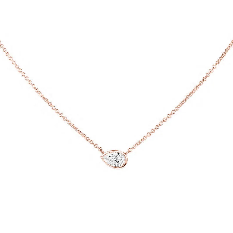 Forevermark Tribute™ Pear Diamond Necklace