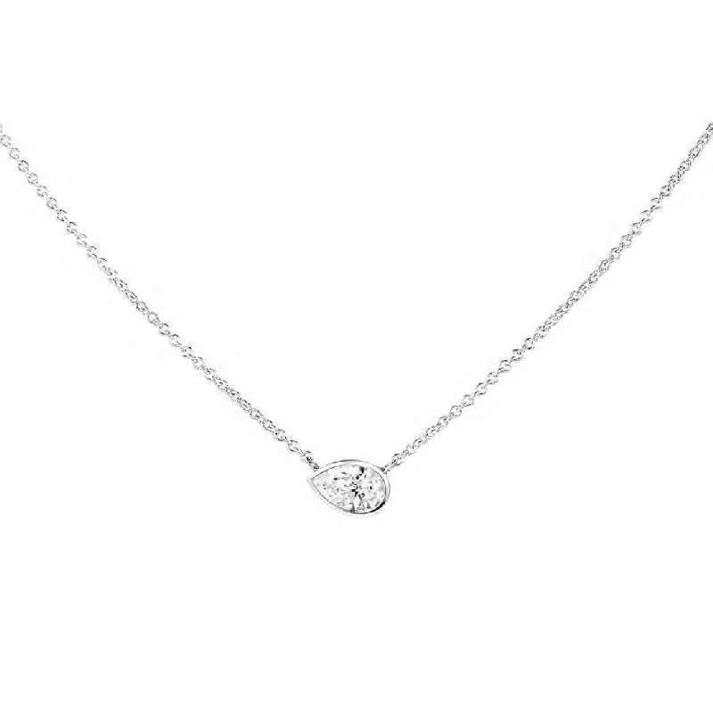 Forevermark Tribute™ Pear Diamond Necklace