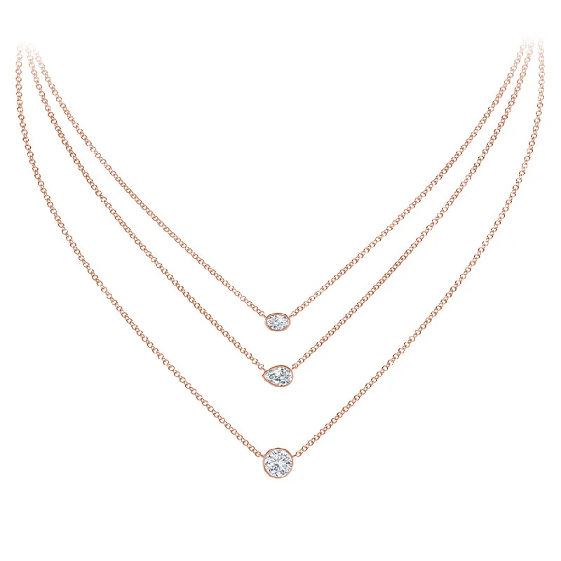 Forevermark Tribute™ Pear Diamond Necklace