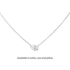 Forevermark Tribute™ Pear Diamond Necklace