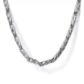 Gabriel & Co. 22 Men's Contemporary Chain Necklace in Sterling Silver