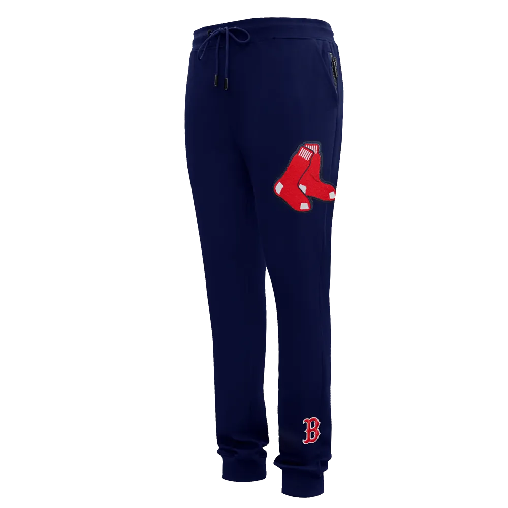 MLB BOSTON RED SOX CLASSIC CHENILLE MEN'S JOGGER (MIDNIGHT NAVY)