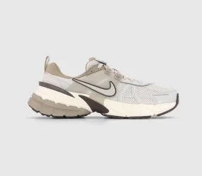 Nike V2k Run Trainers Light Orewood Light Bone Khaki Earth Coconut Milk