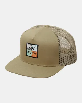 VA All The Way Print Trucker Hat - Dark Khaki